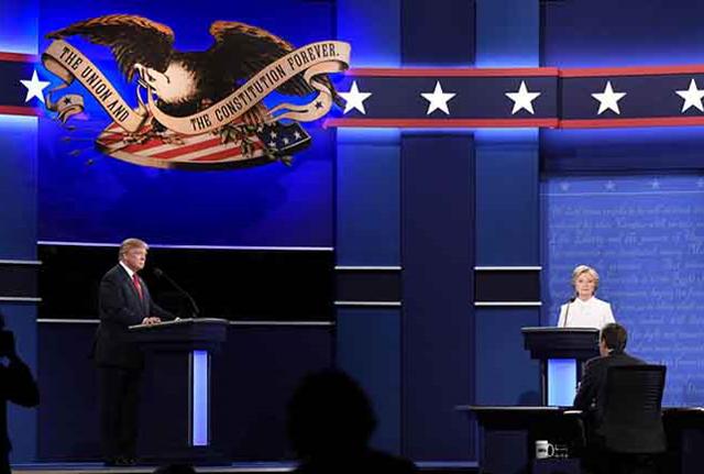 Ultimo dibattito televisivo a Las Vegas tra Hillary Clinton e Donald Trump