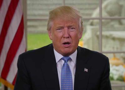 trump messaggio ringraziamento