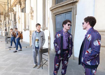 Trussardi, moda uomo: personaggi genderless in cerca d'autore. VIDEO