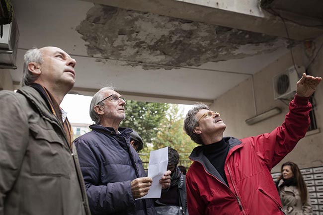 pag.108B Sopralluogo del gruppo G124 nel quartiere. Marco Ermentini, Ottavio Di Blasi, Renzo Piano