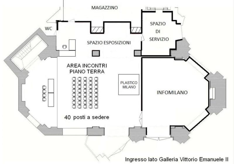 Galleria Vittorio Emanuele: i segreti della Sala degli Orologi 08.Pianta UrbanCenter
