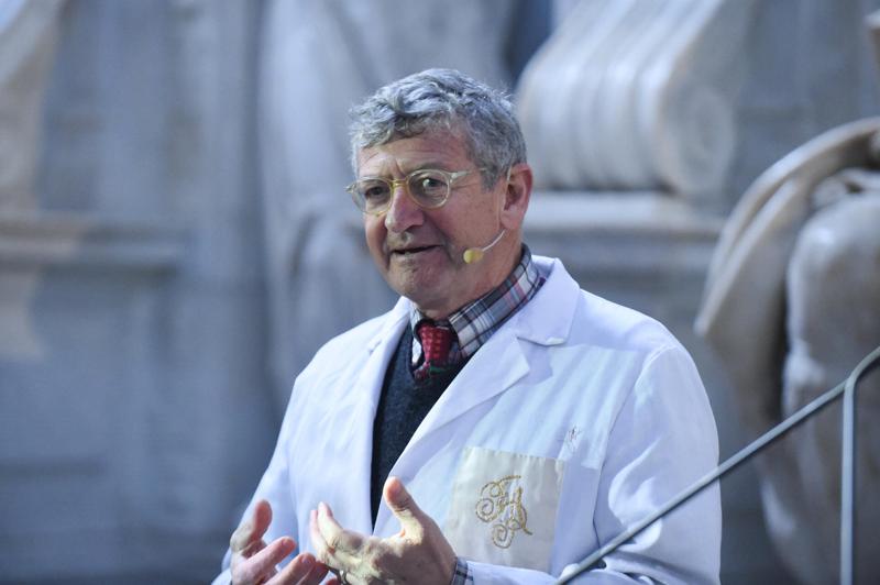 Il restauratore Antonio Forcellino, che ha lavorato sulla Tomba di Giulio II, capolavoro di Michelangelo.@Agrpress