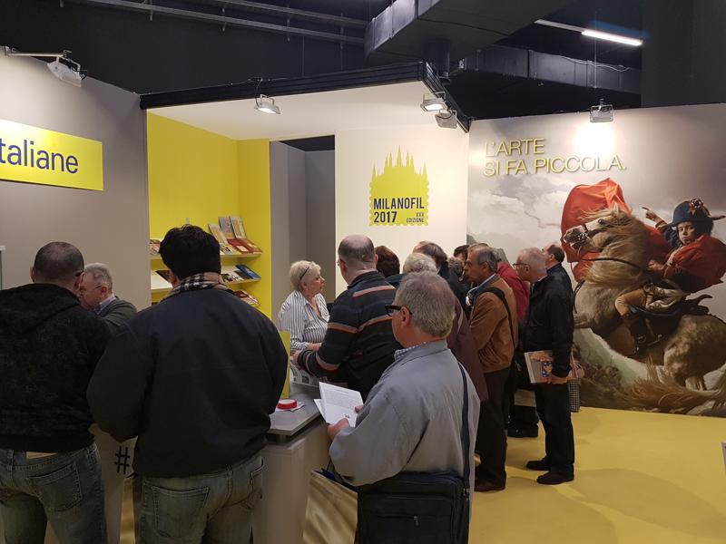 Folla allo stand di Poste Italiane a Milanofil 2017, la rassegna filatelica più attesa, che compie 30 anni. Folla allo stand di Poste Italiane a Milanofil 2017, la rassegna filatelica più attesa, che compie 30 anni.