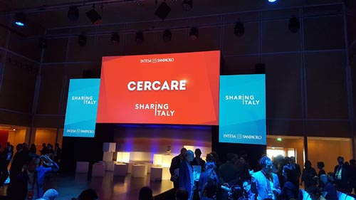 Un momento della presentazione dell'evento Sharing Italy al grattacielo Intesa Sanpaolo a Torino. Un momento della presentazione dell'evento Sharing Italy al grattacielo Intesa Sanpaolo a Torino.
