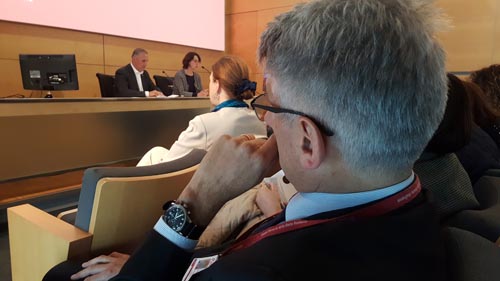 Un momento della presentazione del bilancio 2016 di FS Italiane.