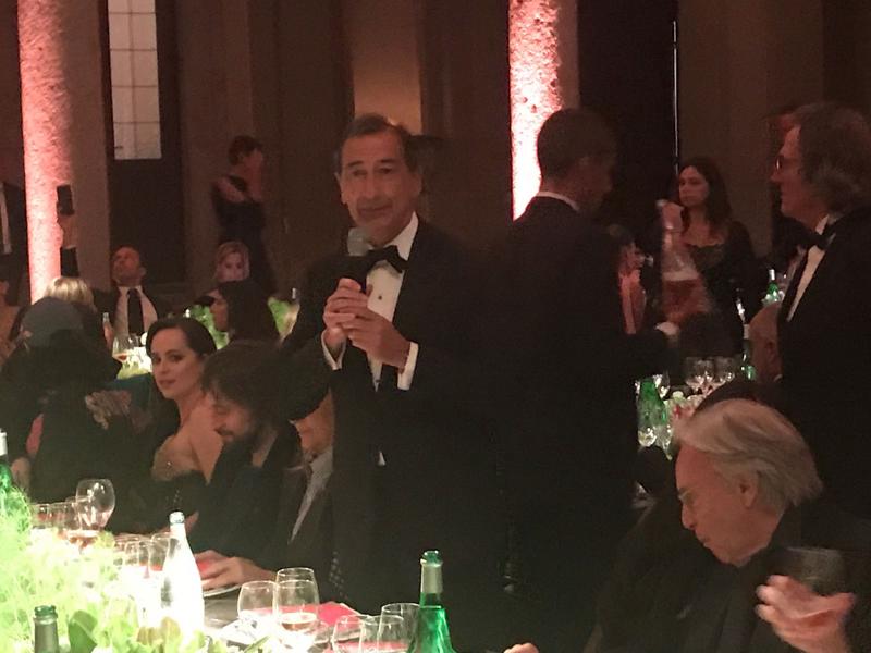 Il Sindaco Sale apre la cena dei Fashion Award
