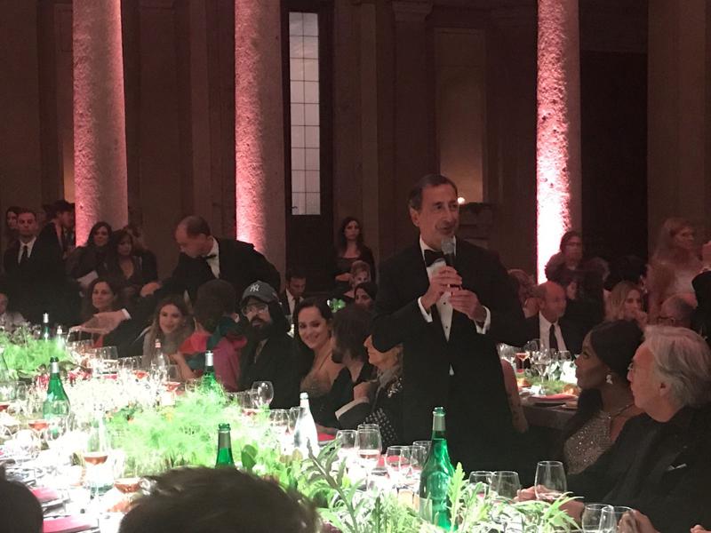 Il Sindaco Sale apre la cena dei Fashion Award
