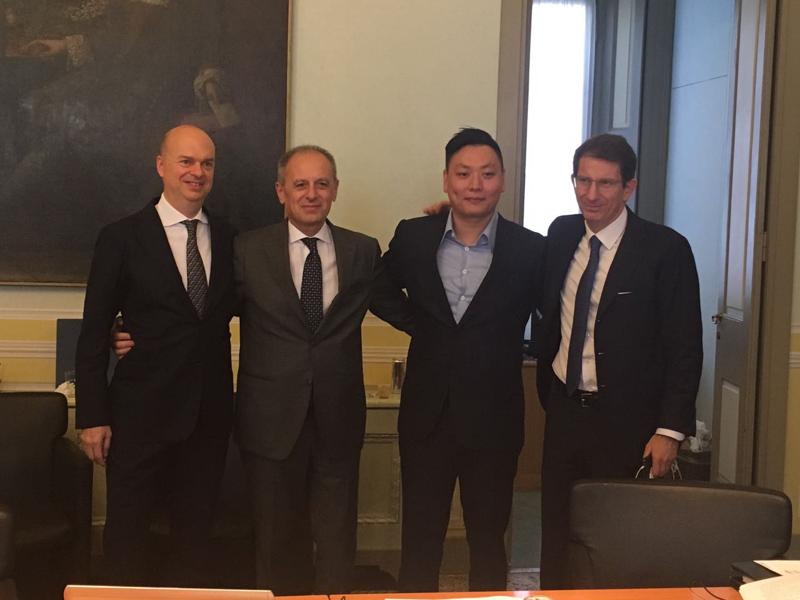 CLOSING MILAN Marco Fassone, Danilo Pellegrino DAVID HAN LI ALESSANDRO FRANZOSI