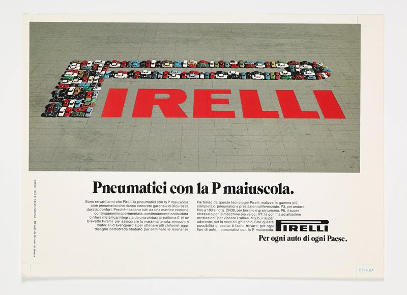 Pneumatici con la P maiuscola, 1978 (Agenzia Centro, fotografia Adrian Hamilton), Fondazione Pirelli Pneumatici con la P maiuscola, 1978 (Agenzia Centro, fotografia Adrian Hamilton), Fondazione Pirelli
