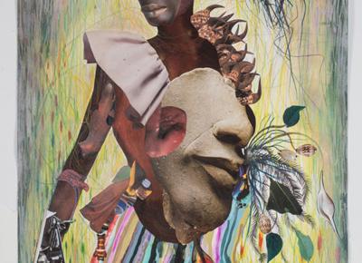 FM Wangechi MUTU Automatic Hip 2015 collage on paper 74,3x58,4 cm