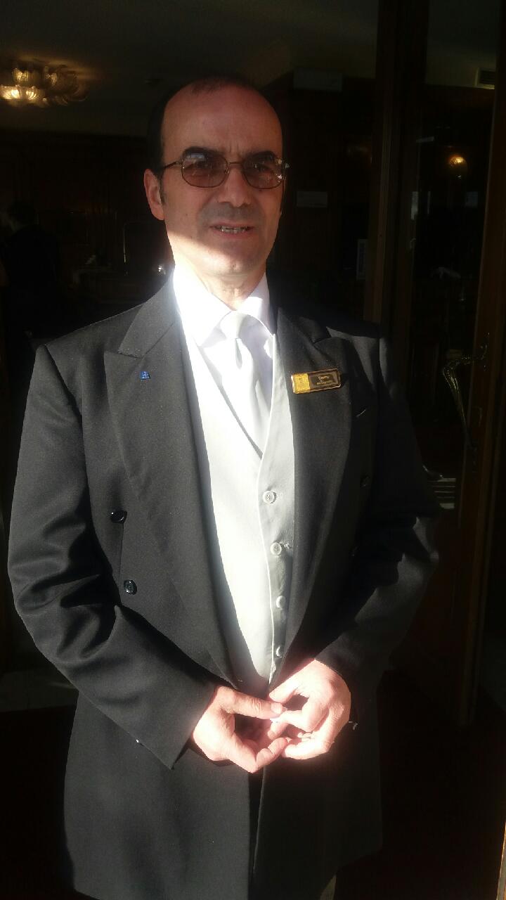 In foto Cosimo Carrieri del Forum Hotel che si occupa di Beppe