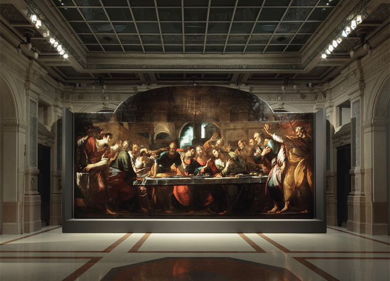 Un'opera della mostra L'ultimo Caravaggio. Eredi e nuovi maestri, alle Gallerie d'Italia di piazza della Scala a Milano. Un'opera della mostra L'ultimo Caravaggio. Eredi e nuovi maestri, alle Gallerie d'Italia di piazza della Scala a Milano.