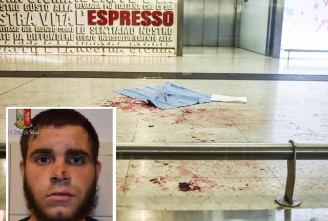 Stazione Centrale: militari accoltellati da italo-tunisino Stazione Centrale: militari accoltellati da italo-tunisino