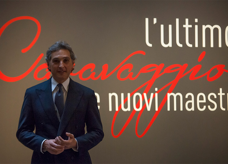 Michele Coppola, direttore delle Gallerie d'Italia che ospitano la mostra L'ultimo Caravaggio. Eredi e nuovi maestri. Michele Coppola, direttore delle Gallerie d'Italia che ospitano la mostra L'ultimo Caravaggio. Eredi e nuovi maestri.