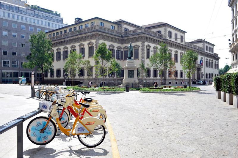 Milano, piazza Beccaria Milano, piazza Beccaria