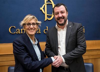 Bongiorno Salvini ape 2