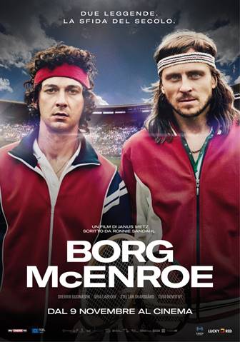 Borg McEnroe: arriva il film sulla spettacolare rivalità nel tennis mondiale