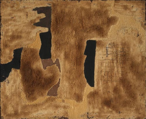 Sabbia di Alberto Burri, alle Gallerie d'Italia di Milano nella mostra NEW YORK NEW YORK. Arte Italiana: la riscoperta dell’America. Sabbia di Alberto Burri, alle Gallerie d'Italia di Milano nella mostra NEW YORK NEW YORK. Arte Italiana: la riscoperta dell’America.