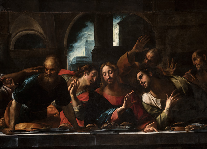 Un'opera della mostra L'ultimo Caravaggio. Eredi e nuovi maestri, alle Gallerie d'Italia di piazza della Scala a Milano. Un'opera della mostra L'ultimo Caravaggio. Eredi e nuovi maestri, alle Gallerie d'Italia di piazza della Scala a Milano.