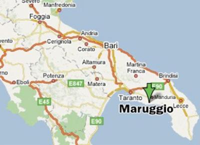 CARTINA MARUGGIO