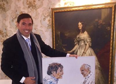 Christian Gaston illan Papa Francesco 6
