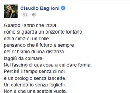 Claudio Baglioni, in arrivo il nuovo album: l'annuncio in versi su Facebook
