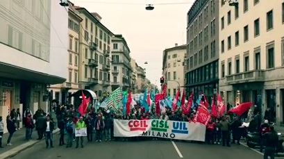 Milano, corteo del Primo Maggio dei sindacati Milano, corteo del Primo Maggio dei sindacati