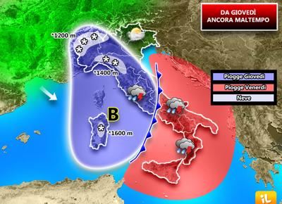 da giovedi ancora maltempo 081117