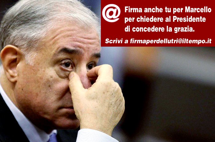 Marcello Dell'Utri: appello al presidente Mattarella per la grazia