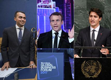 Di Maio, un premier senza laurea. "Stracciato" da Macron e Trudeau