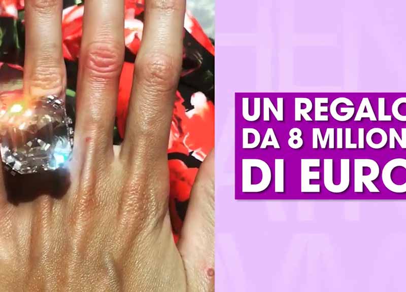 Le regala un diamante da 8 milioni di euro: il video su Instagram!