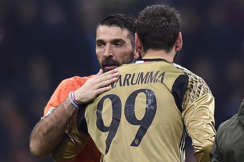 Donnaruma e Buffon Donnaruma e Buffon
