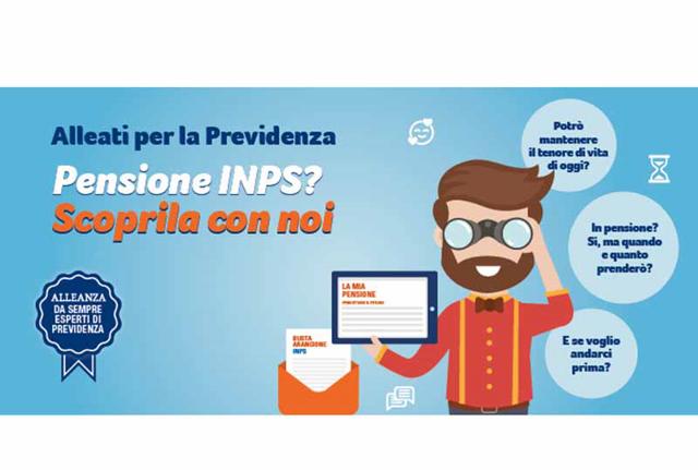 Continua nel 2017 Alleati per la previdenza, l’iniziativa gratuita di consulenza previdenziale di Alleanza Assicurazioni. Continua nel 2017 Alleati per la previdenza, l’iniziativa gratuita di consulenza previdenziale di Alleanza Assicurazioni.