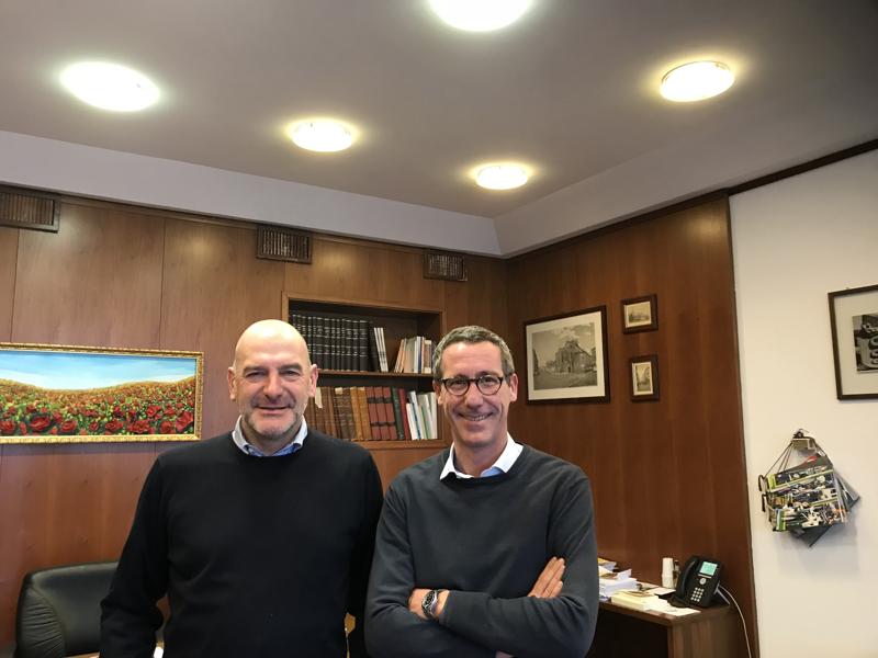 Il Presidente Sala e il Direttore Gianuzzi Il Presidente Sala e il Direttore Gianuzzi