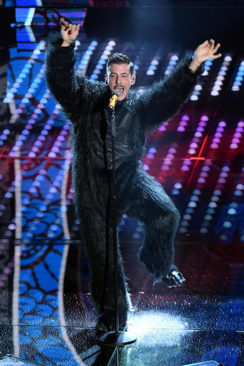 Sanremo 2017, Francesco Gabbani Sanremo 2017, Francesco Gabbani