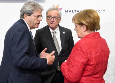gentiloni merkel juncker gentiloni merkel juncker
