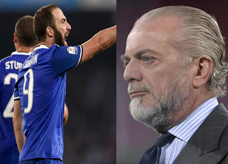 HIGUAIN - AURELIO DE LAURENTIIS HIGUAIN - AURELIO DE LAURENTIIS