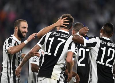 higuain mandzukic alex sandro juventus