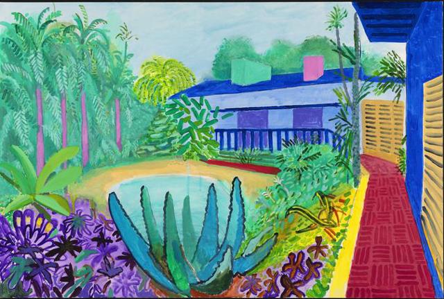 David Hockney, "Garden" David Hockney, "Garden"