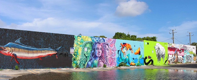 I murales di Wynwood art district. Foto Grigore Scutari I murales di Wynwood art district. Foto Grigore Scutari