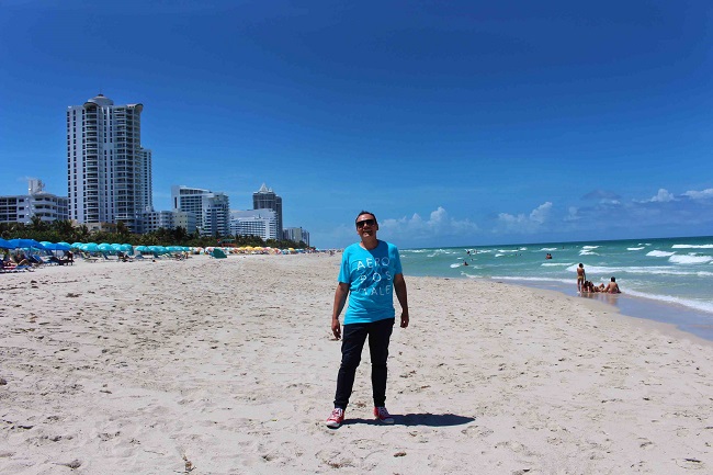 Il lungomare di Miami Beach. Foto Grigore Scutari Il lungomare di Miami Beach. Foto Grigore Scutari