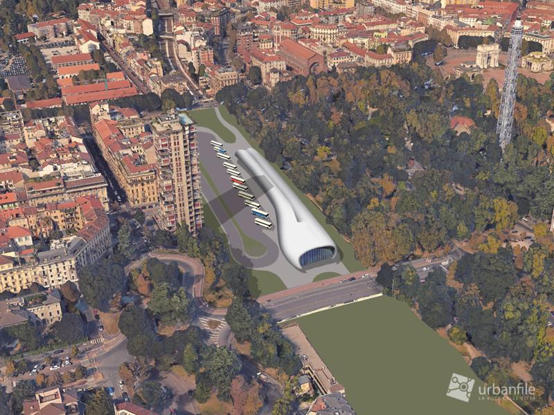 Pullman turistici in piazza Castello: la soluzione di UrbanFile Immagine14