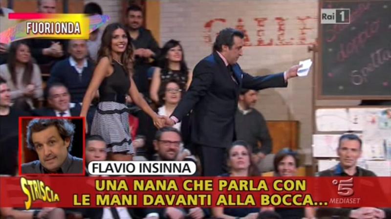 insinna fuorionda 2