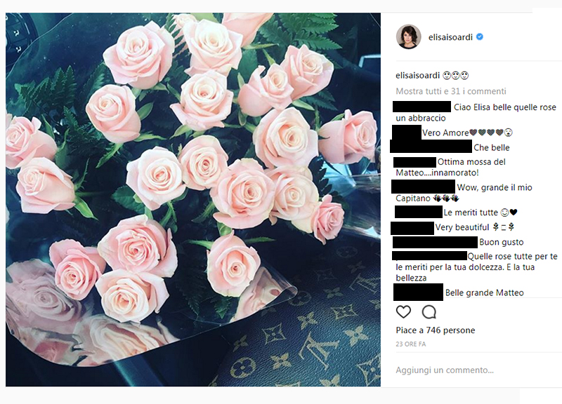Instagram: Elisa Isoardi Instagram: Elisa Isoardi
