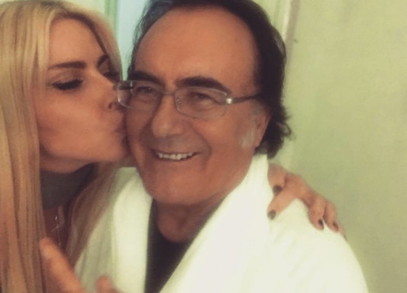 Loredana Lecciso con Albano, Twitter