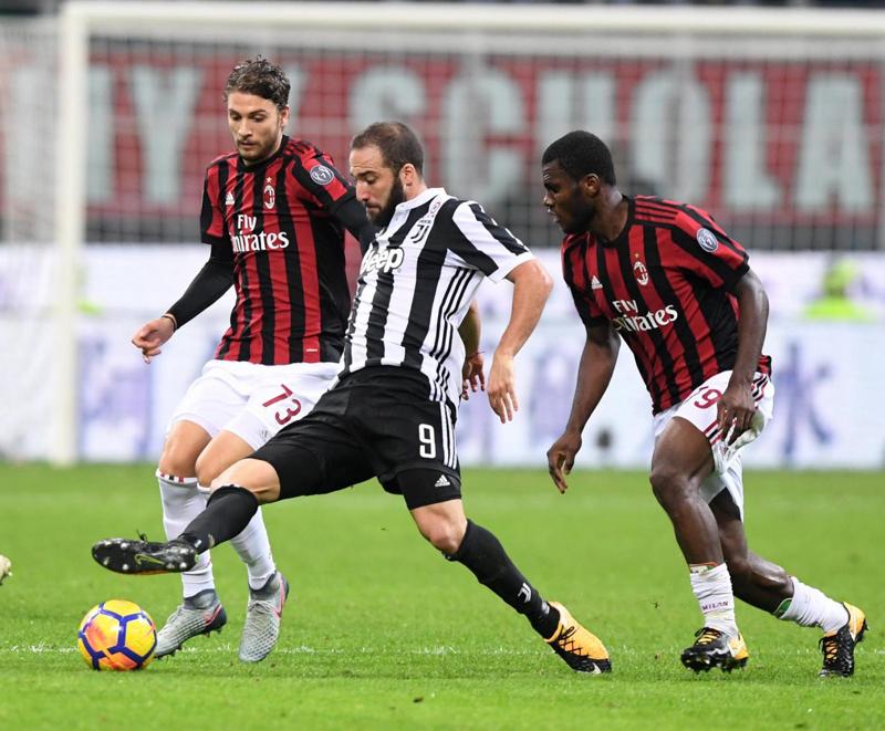 MANUEL LOCATELLI HIGUAIN KESSIE