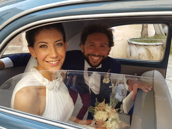 Gli sposi: Ylenia Berardi e Andrea Camaiora Gli sposi: Ylenia Berardi e Andrea Camaiora