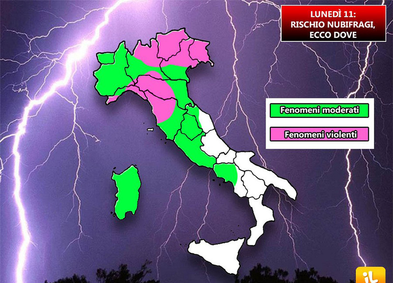 meteo 11 dicembre 2