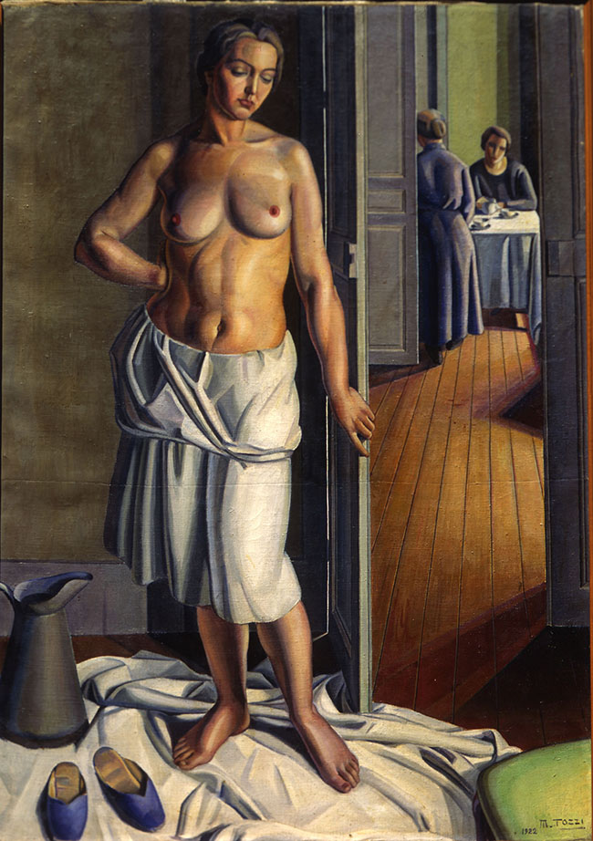 Mario Tozzi, La toeletta del mattino, 1922 Mario Tozzi, La toeletta del mattino, 1922