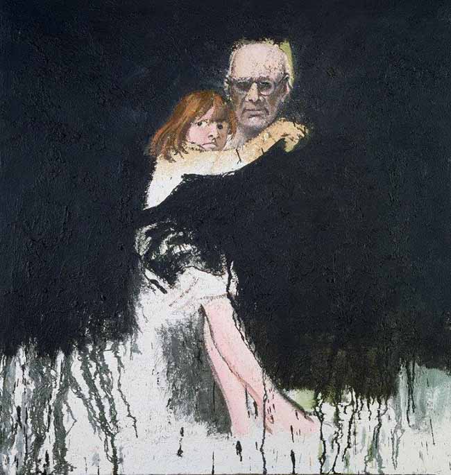 Carlo Mattioli - Autoritratto con Anna, 1982 Carlo Mattioli - Autoritratto con Anna, 1982
